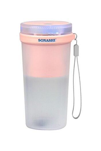 sonashi Rechargeable Portable Blender | 4 Stainless Steel Sharp Blades - Perfect for Juices, Smoothi