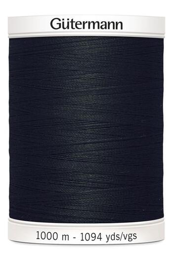 Güterman Gütermann Sewing Thread, 1000Mt Spool, Black