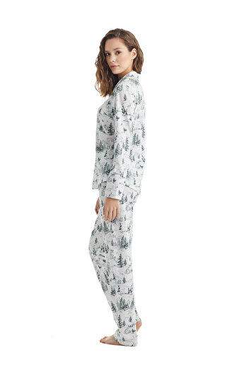 Blackspade Women's Long Sleeve Pajama Set 51235