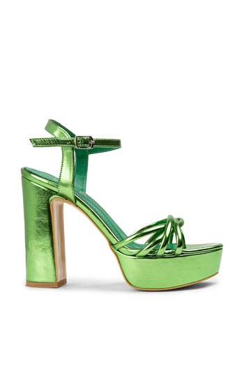 Deery Green Platform Heeled Women's Evening Dress Shoes