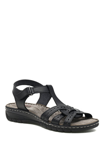 Polaris 158589z2fx Black Women's Sandals