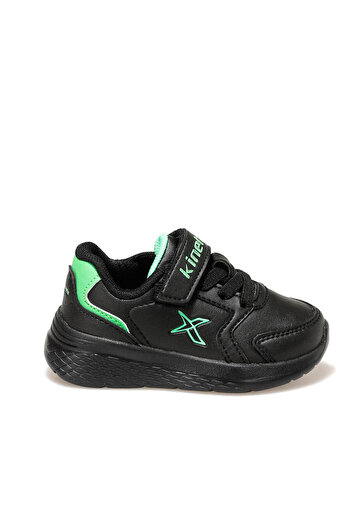 Kinetix Marned J Black Boy's Walking Shoes