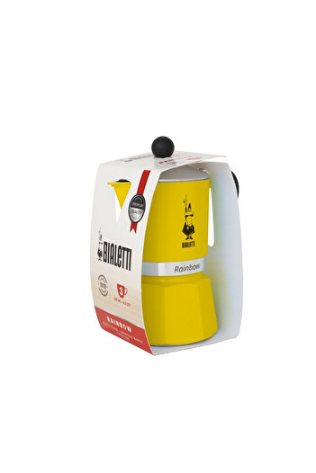 Bialetti Rainbow Sarı Mokapot (6 CUP)