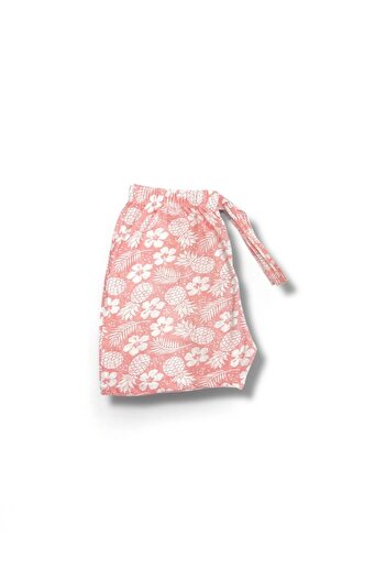Erdenay Tekstil Desenli Penye Kadın Şort Pijama