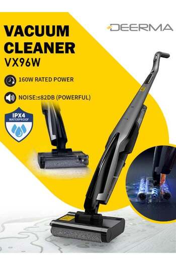 Deerma Cordless Vacuum Cleaner Wet And Dry Vacuum Cleaner 15000PA Suction Force And Run Time Of Max 30 Mint