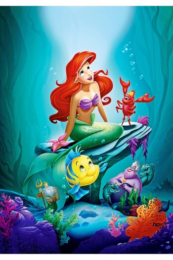media Self-adhesive and washable wall mural Princess Ariel, 135 x 225 cm