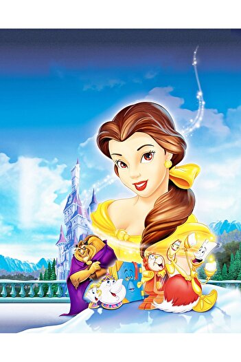 media Beauty and the Beast sticker, 135 x 225 cm