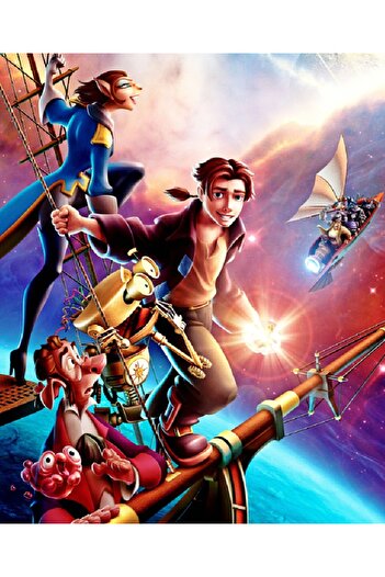 media Self-adhesive and washable wall mural Treasure Planet2, 135 x 225 cm