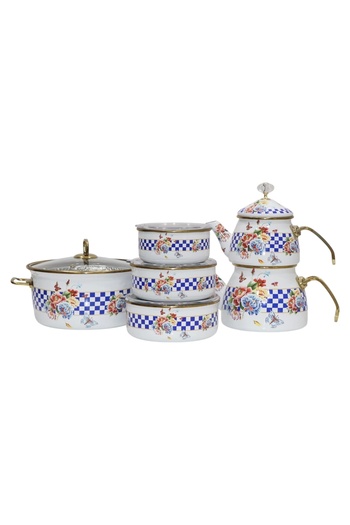 PR HOME Allegro Dowry Set Teapot - Frying Pot - Storage Container