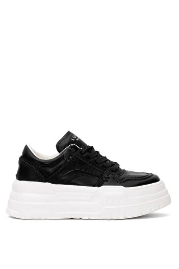 Lufian Darla Women's Genuine Leather Classic Sneaker Black 121230020