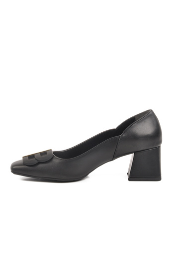 Aspor Black Women's Classic Heeled Shoes