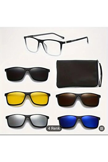 Game Polarized Sunglasses with 6 Clips