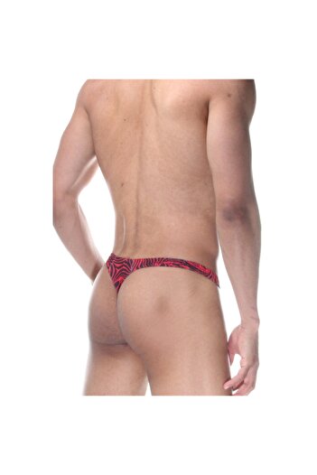 Narnuga Red Zebra Men's Thong
