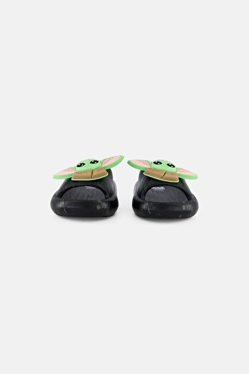 Disney x Star Wars Toddlers Boy Slip On Slides, Black