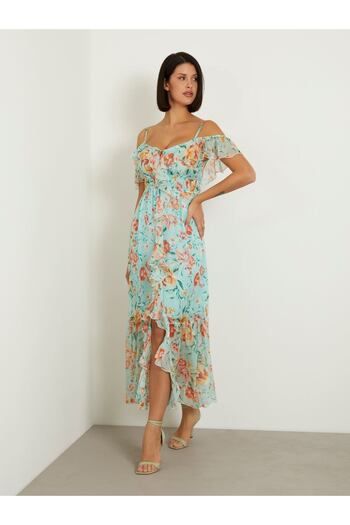 Guess Women's Hand Maxi Floral Dress