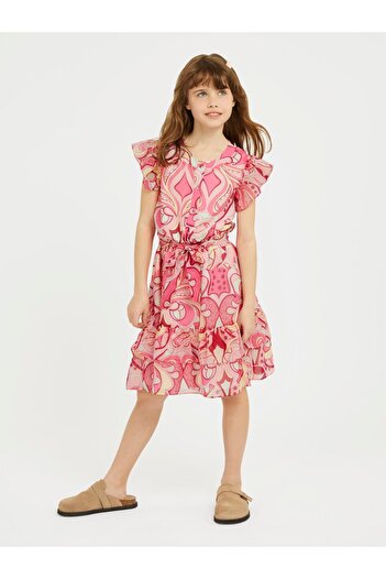 Guess Chiffon Kız Çocuk Elbise