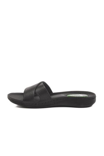 AYAKMOD Black Gel Sole Women's Slippers Bento 6806 Z