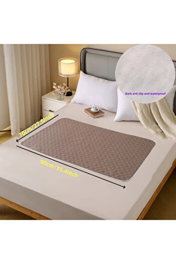 Choice brown-70x90cm Washable Incontinence Pads for Elderly & Pets - Leak-Proof Bed Care Mats, Ideal for Me