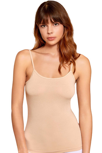 Fanilam Berrak Women's Thin Strap Modal Cotton Singlet 3-Piece - Soft and Stretchy Fabric