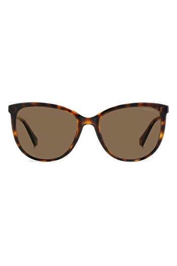 Polaroid Polaroid PLD 4138/S 086/SP Women's Sunglasses, Havana, Round, 55 mm