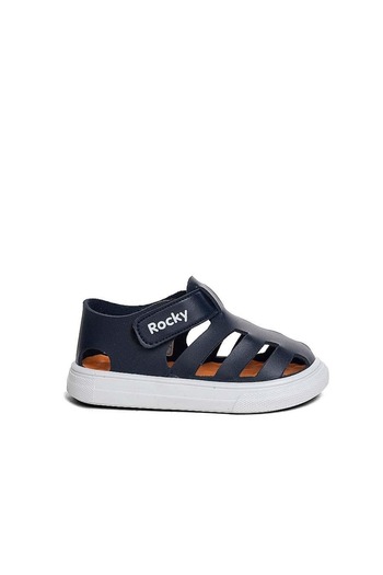 Tuğba Ortopedi 024 Boy's Navy Blue Comfortable Sandals