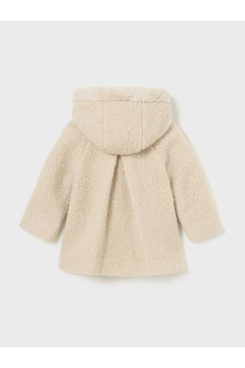 MAYORAL Girl Sheepskin Coat 2416 Beige