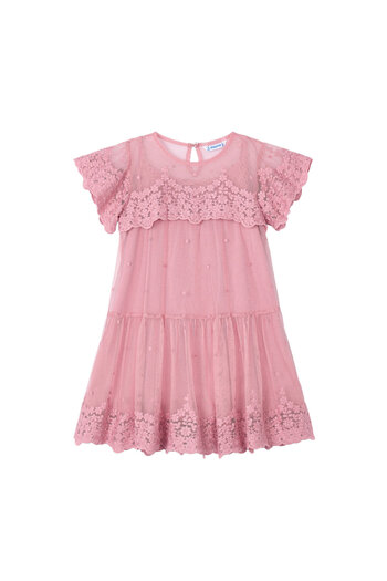 MAYORAL Girl Elegant Dress 3909 Pink