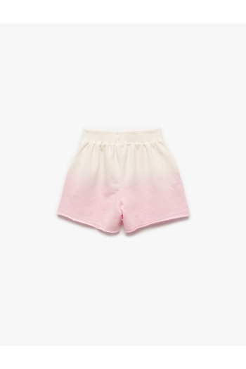 Koton Cotton Waist Lace Pocket Patterned Mini Shorts