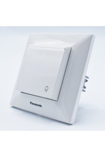 PANASONIC Socket with cover Arkedia Pansonic, ST, white