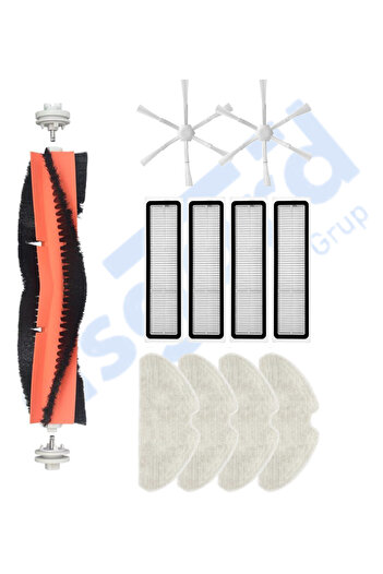 Asgard Grup Dreame D10S, D10S PRO, D9 MAX GEN2 compatibil 1 perie principală 2 perii laterale 4 filtre 4 mopuri
