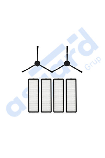 Asgard Grup 2 perii laterale compatibile cu Dreame F9 PRO 4 filtre