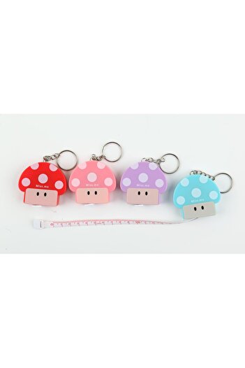 ŞERİFOĞLU Mushroom Tape Measure Set of 4 Different Colors