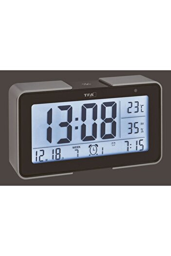 TFA Termometru si higrometru cu senzor de lumina negru 60.2540.01