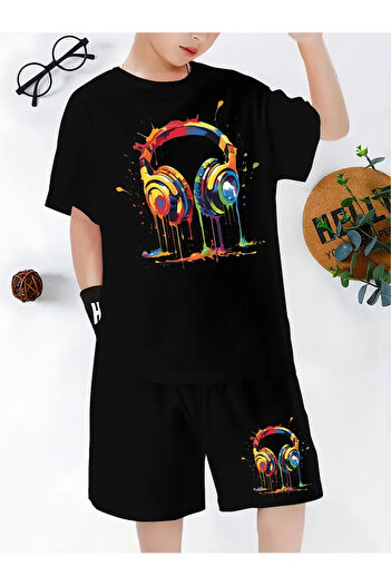 Cevval Children's T-Shirt and Pocket Shorts Set