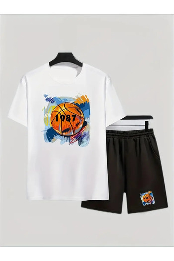 Cevval Children's T-Shirt and Pocket Shorts Set