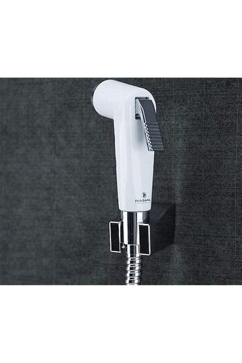 Generic Genie Niagara USA Handheld Bidet Spray, White Rubber Plastic with Hose, Anti-Theft