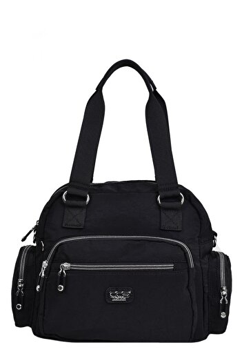 ÇÇS Ççs 16912 Women's Black Multi-Eye Shoulder Bag