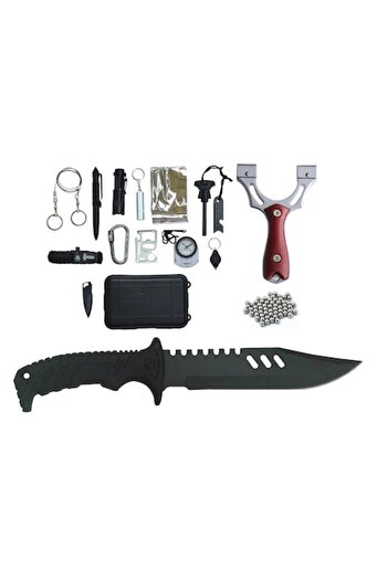 Globalport Retail R-Shot 15 in 1 Multifunctional Survival Kit