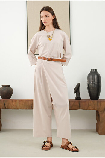 HEQA Stoned Modal Suit Soft Cashmere