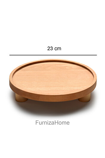 Furniza Home Large Wooden Standing Presentation Board Stand Cake Stand Serving Platter Presentation Standing Presentation Riser
