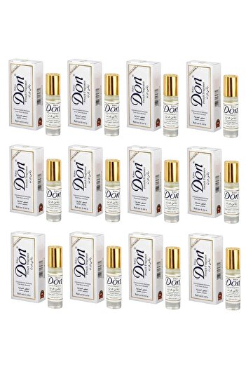 Don Rifas Don 12 pieces French Fragrance Roll On Concentrated Perfume Free From Alcohol - 12x6ml