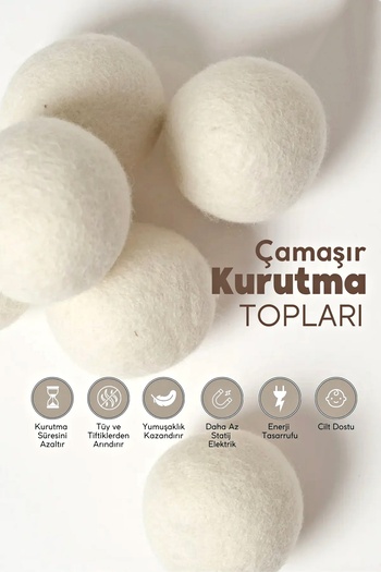 Tilbe Home 3Pcs Laundry Wool Dryer Balls XXL Large Size Natural Fabric Softener Laundry Dryer Balls