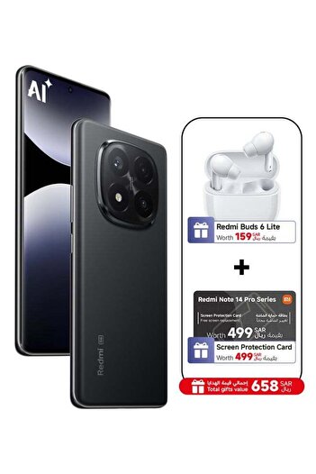 Xiaomi Redmi Note 14 Pro+ 5G Midnight Black 12GB RAM 512GB - Global Version
