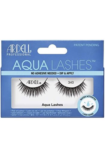 Ardell Aqua Lashes, No Adhesive Needed, Water Activated Lash Band, Dip & Apply - 340