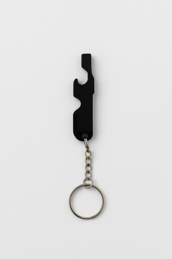 EYBaskı Tasarım Black Keychain with Opener