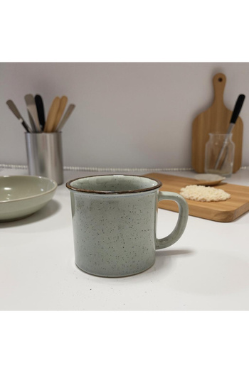 Nicaea Home Handmade Ceramic Mug Organic Paint