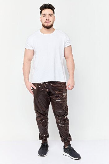 adidas Men Sportswear Fit Running Track Pants, Brown