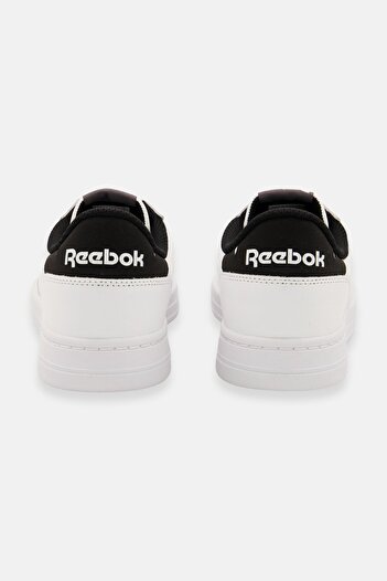 Reebok Men Court Peak Lace Up Tennis Shoes, White/Black