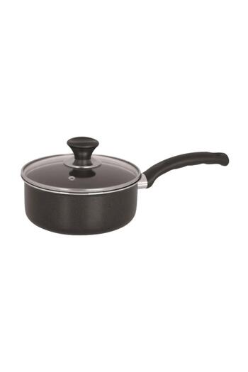 Mehtap Teflon Saucepan 16 cm Sauce Bowl with Glass Lid