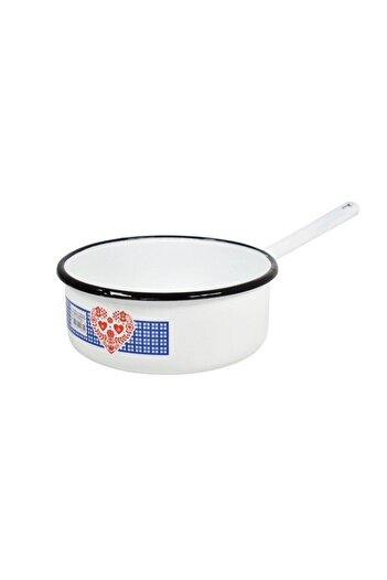 Perfect Home Enameled saucepan, with handle, semi-deep, 20 cm